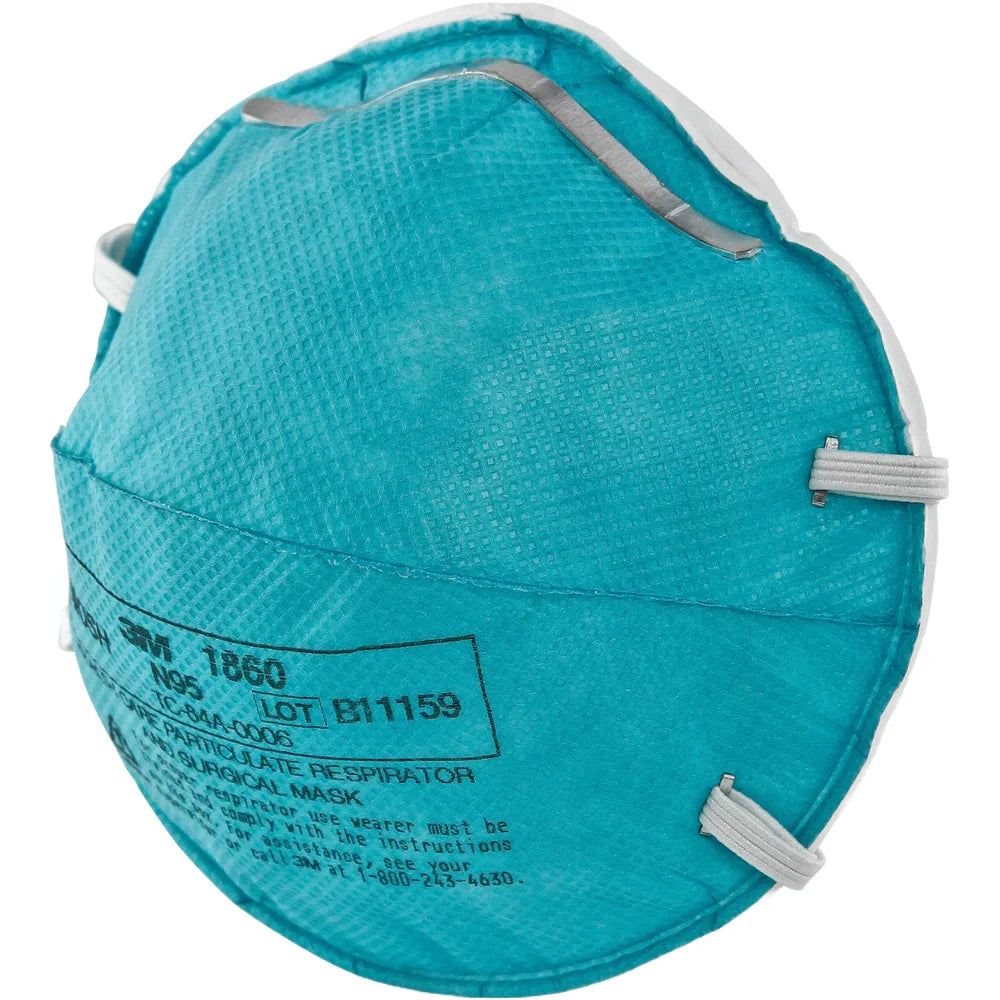 3M™ Health Care Particulate Respirator and Surgical Mask 1860 (N95) Case of 120 Masks
