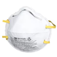 3M™ 8110S Small N95 Particulate Respirator Mask- NIOSH Approved (N95) Case of 160 Masks