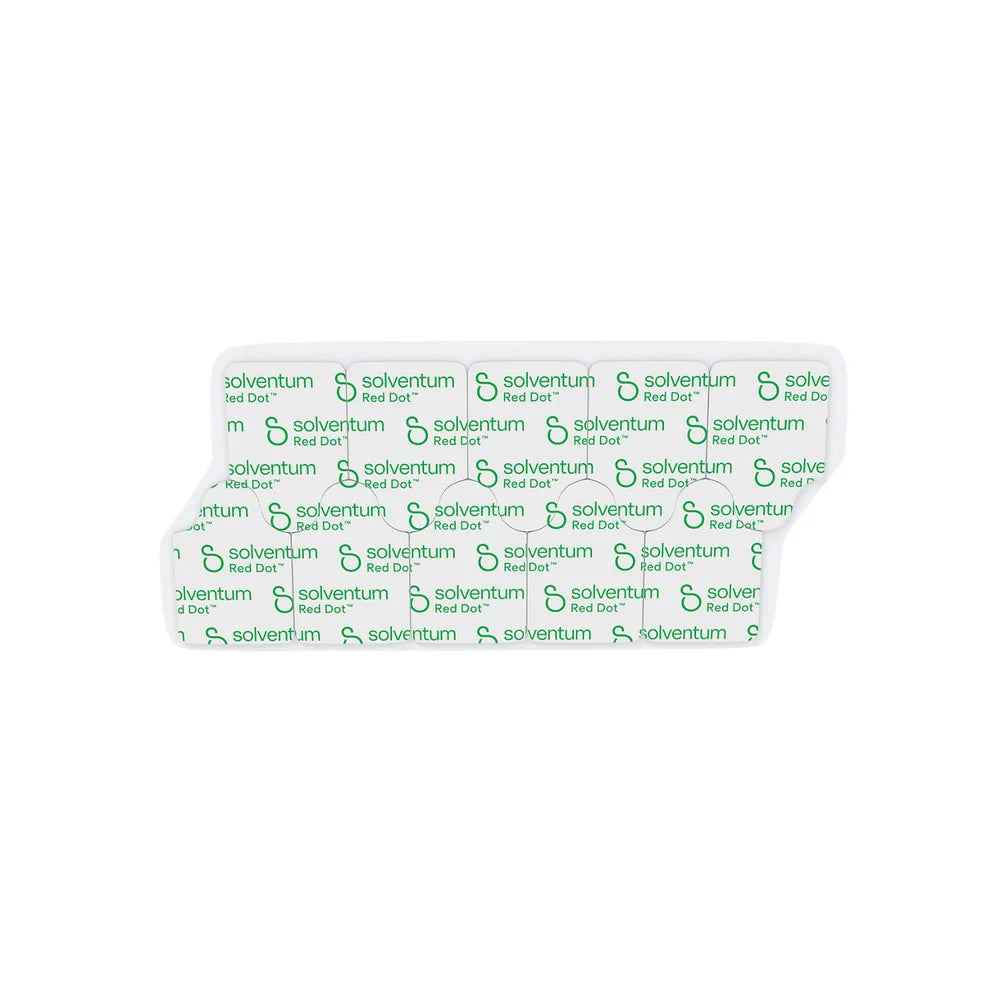 Red Dot™ Resting EKG Electrode, tab, conductive adhesive gel, 2x2 cm (fragile skin/peds) (3M / Solventum 2330)