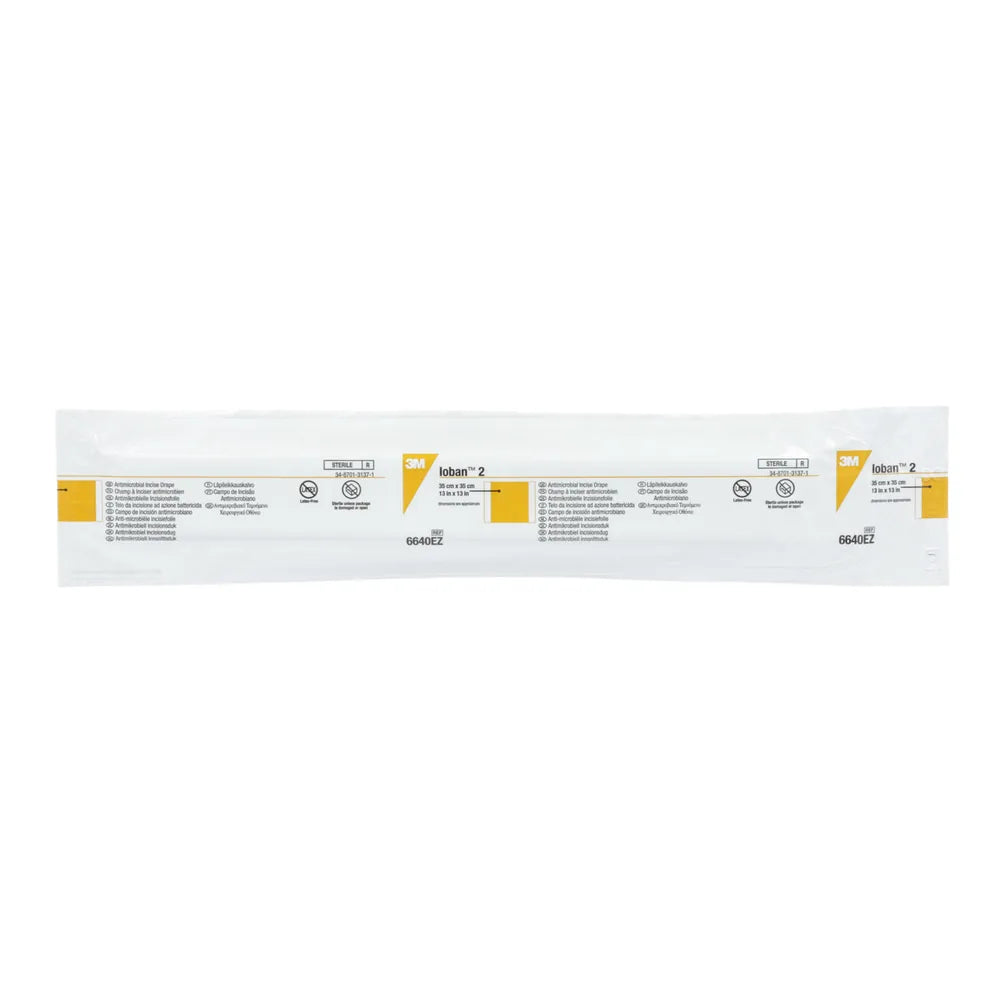 Ioban™ 2 Antimicrobial Incise Drape, 13 x 13 in film (3M / Solventum 6640EZ)