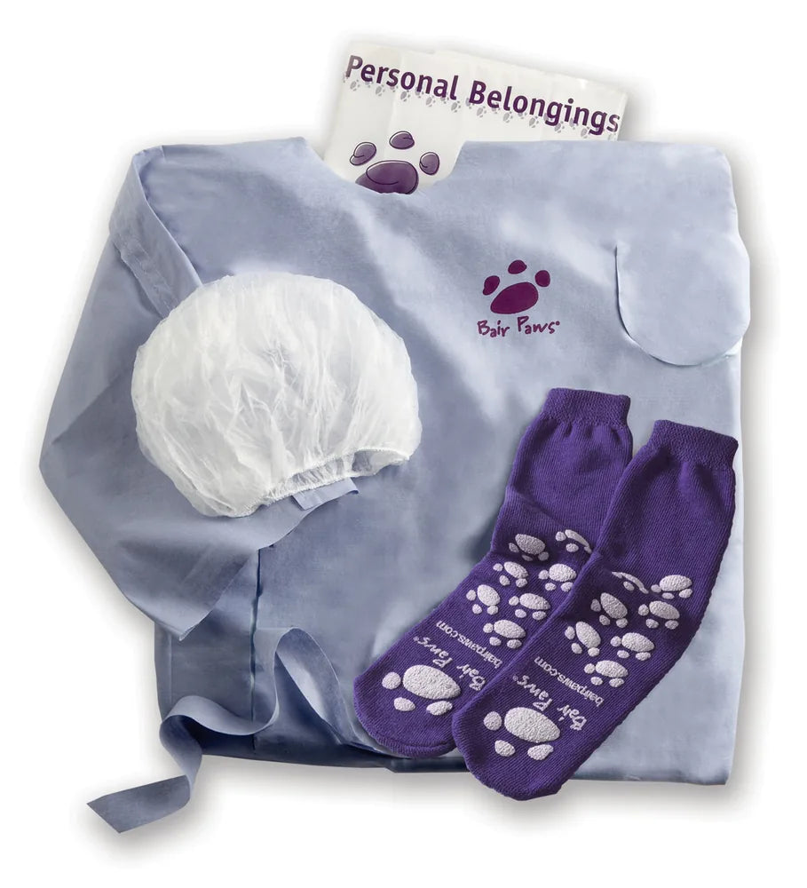 Bair Hugger™ OR warming gown kit: gown, booties, bonnet, belongings bag, shoe bag (3M / Solventum 84001)