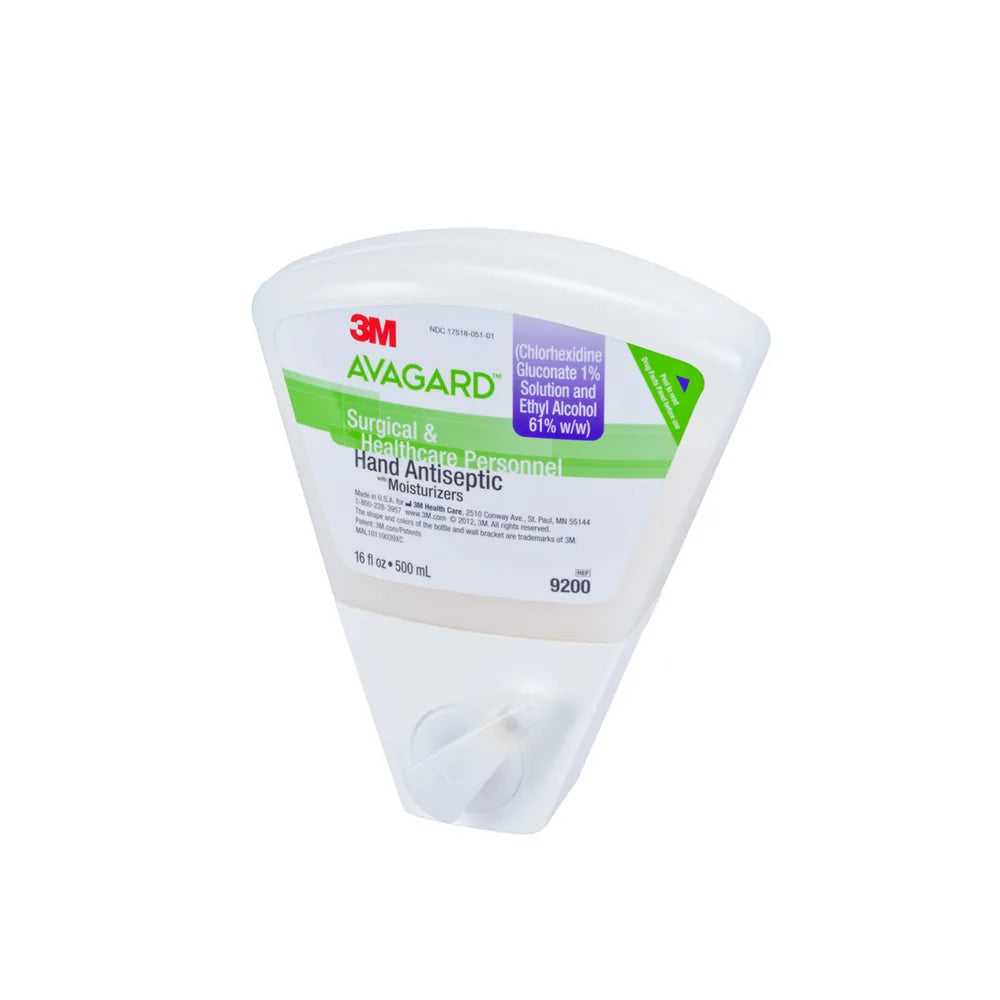 3M™ Avagard™ Surgical & Healthcare Personnel Hand Antiseptic w/ Moisturizers, 500 mL (1% CHG, 61% ethyl alcohol) (3M / Solventum 9200)