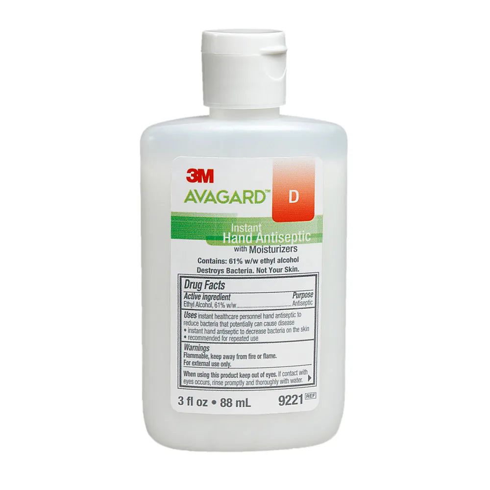 3M™ Avagard™ D Instant Hand Antiseptic with Moisturizers, 3 oz (61% w/w ethyl alcohol) (3M / Solventum 9221)