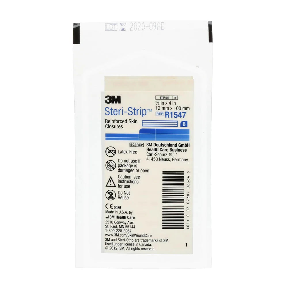 Steri-Strip™ Reinforced Adhesive Skin Closures, 1/2 x 4 in (3M / Solventum R1547)