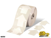 Mighty Line 4 in Wide Solid White Arrow Roll 280 Arrows Tape