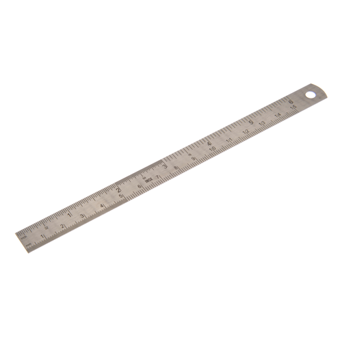 Aspen Surgical 44-3715 Ruler: Symmetry® Ruler, Stainless Steel, 6in