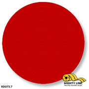 Mighty Line 5.7 in RED Solid DOT, Pack of 100, Floor Marking