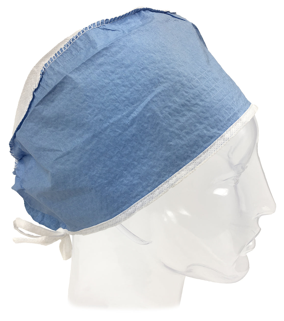 Aspen Surgical 5200 Head Cover: Cap, Surgical, Kaycel, Blue, 500/cs
