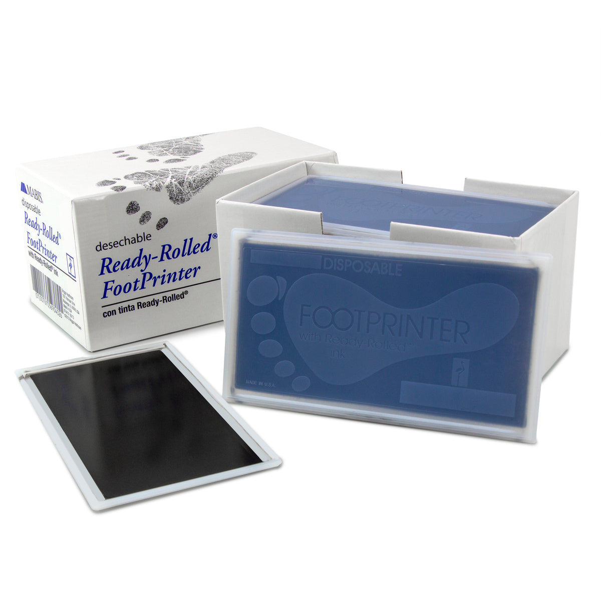 Aspen Surgical 5402 Stork Infant Identification Products: Footprint Pad, Ready-Rolled, Disposable, Non-Sterile, 25/pk, 4 pk/bx
