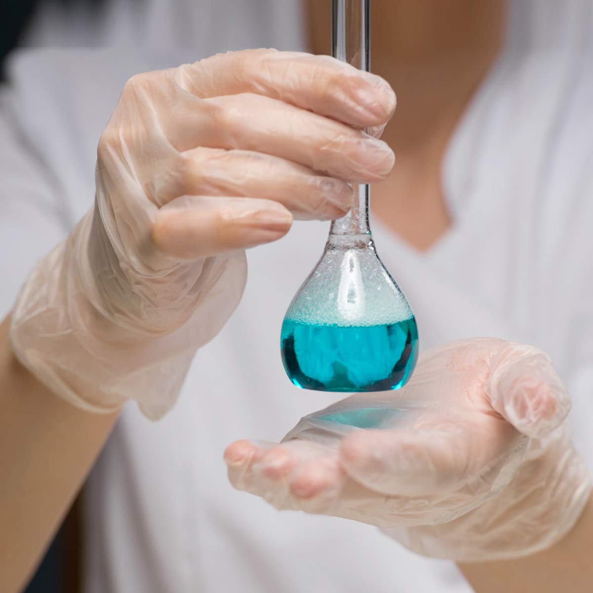 Intco Basic Clear Vinyl Exam Gloves (3-mil) Case of 10 boxes