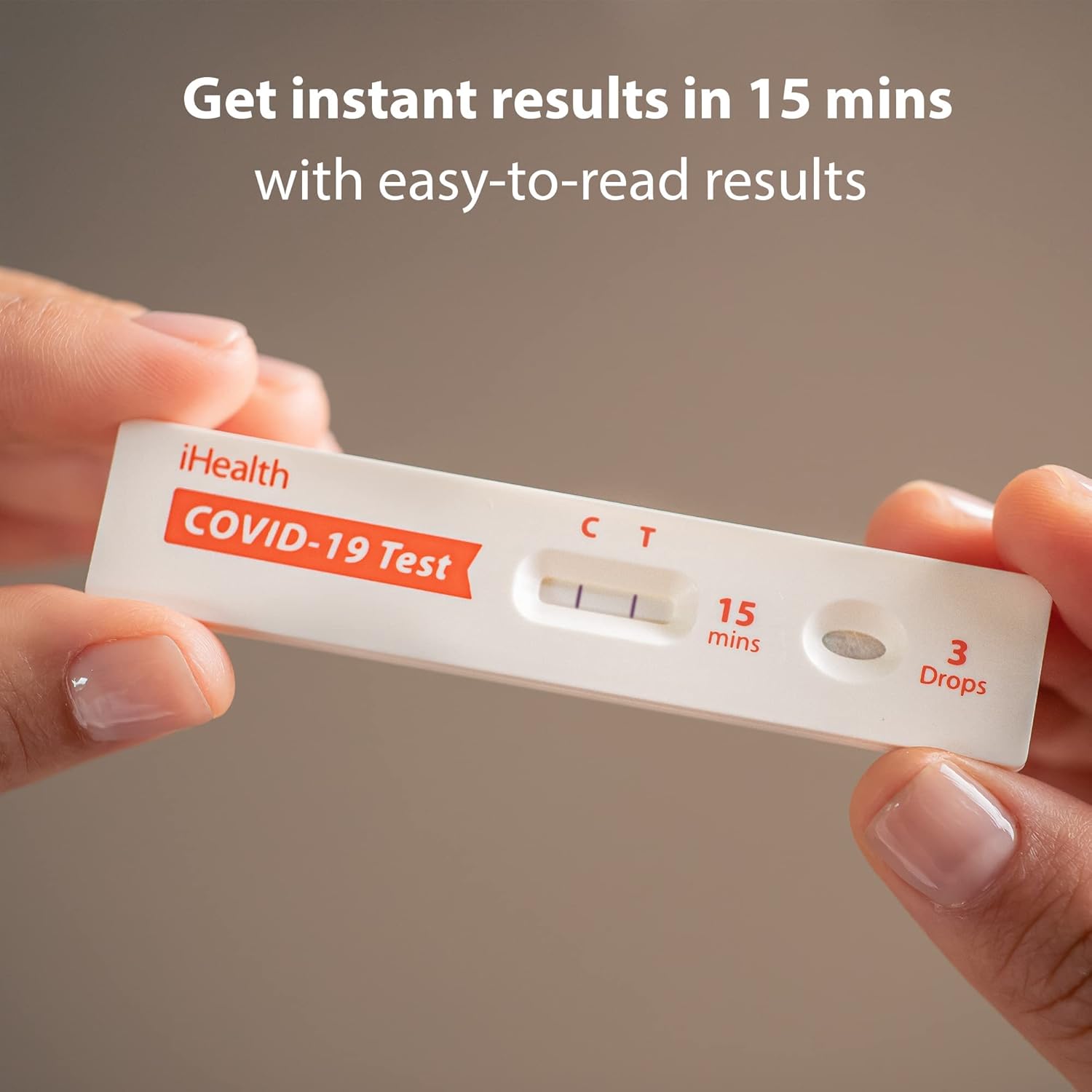 iHealth® COVID-19 Rapid Self-Test (2 Tests / Kit) Case of 90 Kits