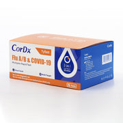 CorDx Tyfast Flu A/B & COVID-19 Multiplex Rapid Test (25 Tests/Kit) Case of 500 Tests