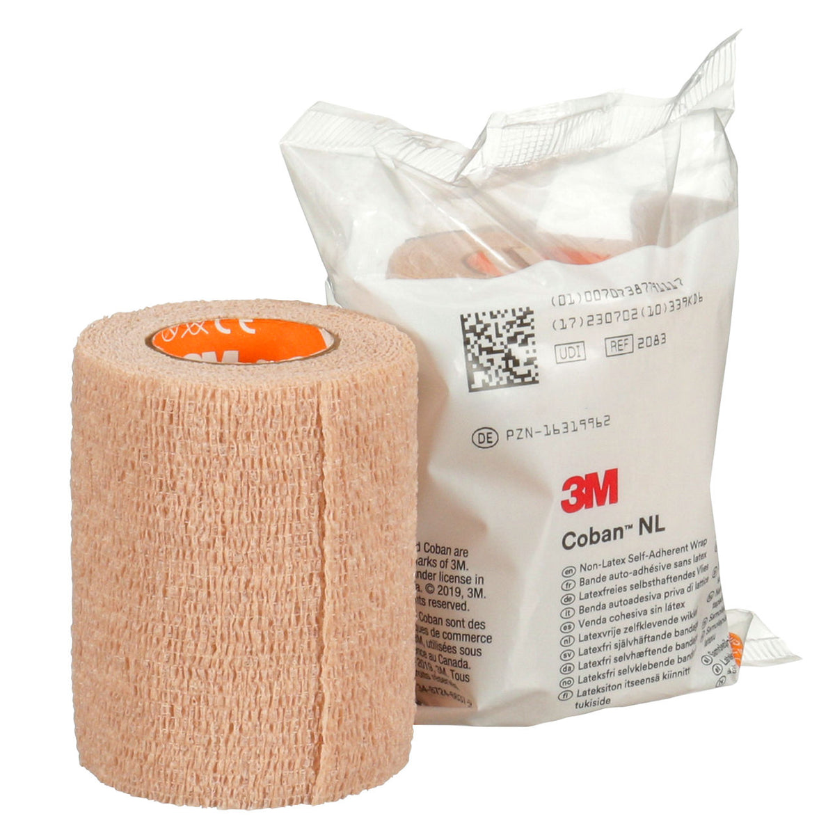 3M™ Coban™ NL Non-Latex Self-Adherent Wrap with Hand Tear, 2083, 3 in x 5 yd, 24 ROL/CS