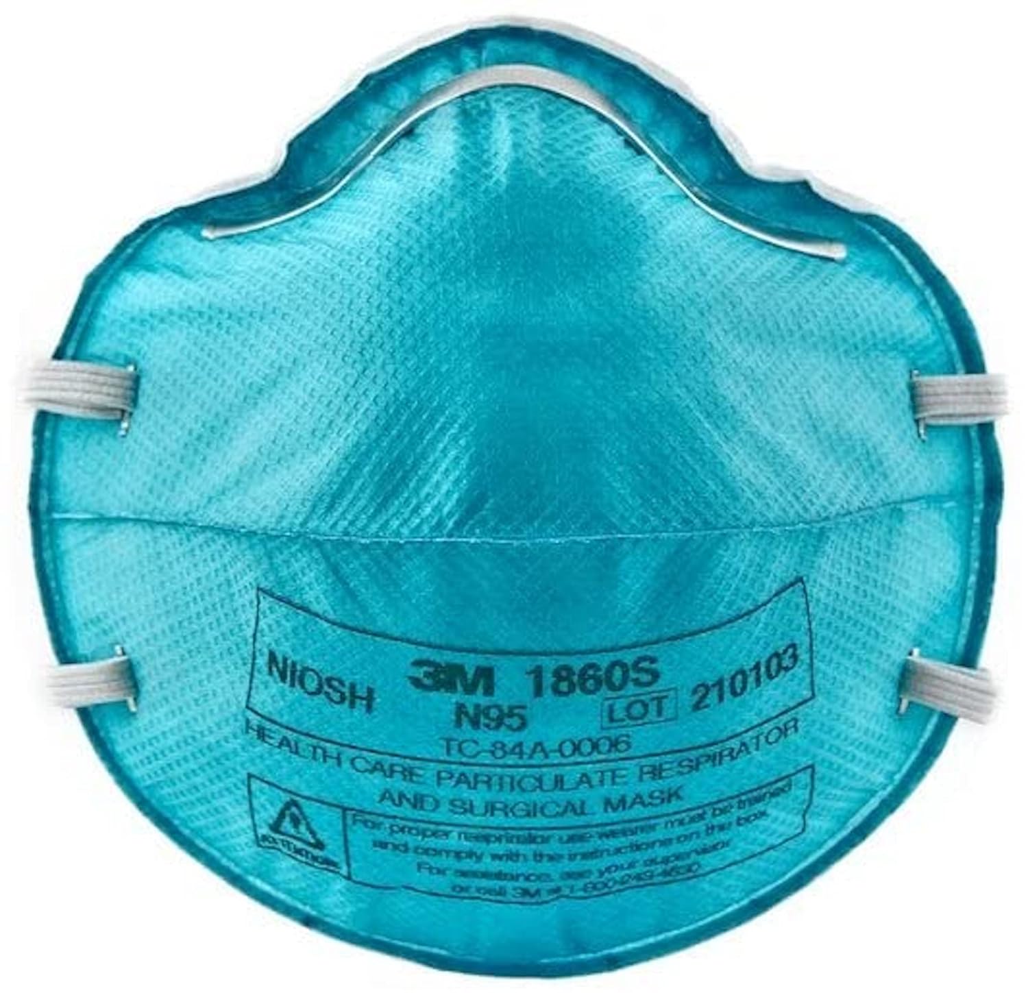 3M™ Health Care Particulate Respirator and Surgical Small Mask 1860S (N95) Case of 120 Masks