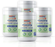 Germisept Hand Sanitizing Wipes 75% Alcohol Wipes (150 Wipes/Canister) Case of 4 Canisters