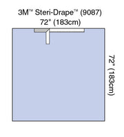 3M™ Steri-Drape™ Adhesive Towel Drape, 9087, 183 cm x 183 cm, 25/Carton,2/Case