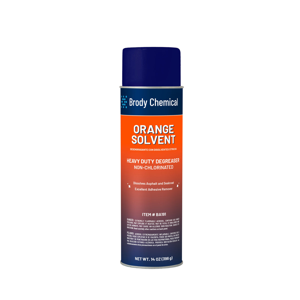 Brody Chemical BA191 Orange Solvent Aerosol