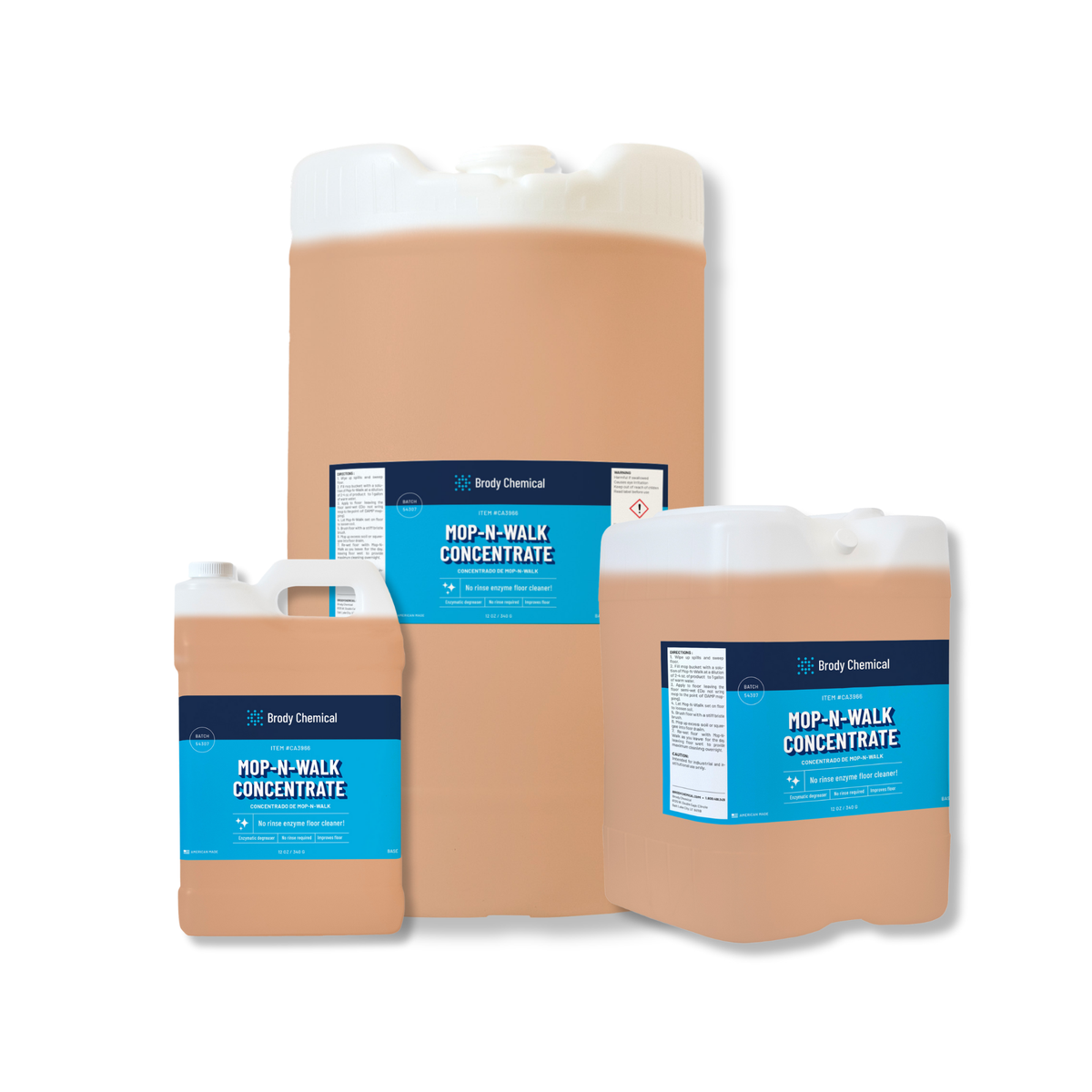 Brody Chemical CA3966 Mop-N-Walk Concentrate