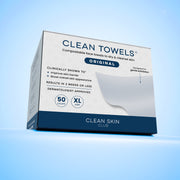 Clean Skin Club CSC-CTXLOGMG-50 Clean Towels XL Disposable Face Towels, 50 Count