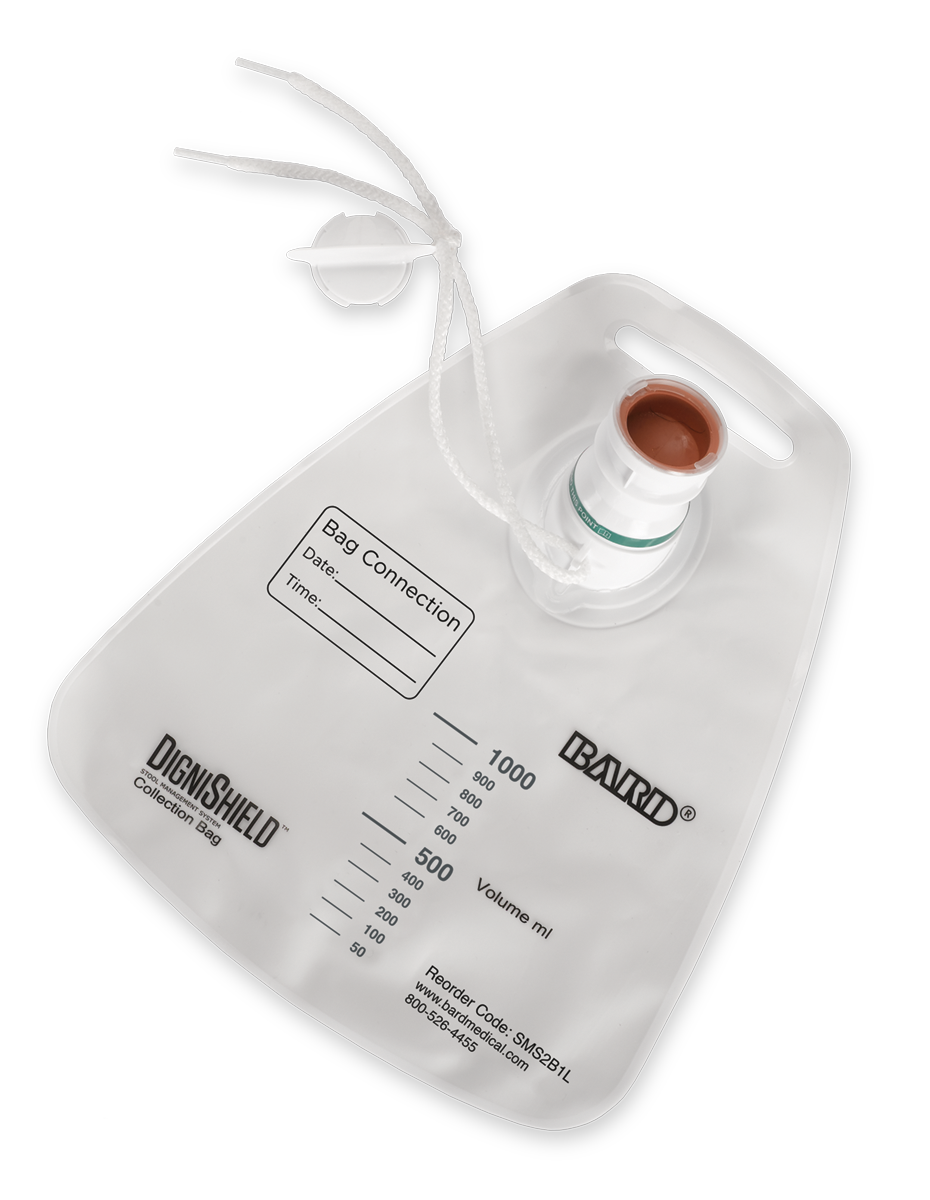 Bard Medical SMS2B1L Bard Dignishield® Stool Management System: Stool Management System Collection Bags, 10/bx