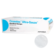 Crosstex Ultra Gauze™ Non-woven Sponges, 2" x 2", 4-Ply, Non-Sterile, 5000/cs
