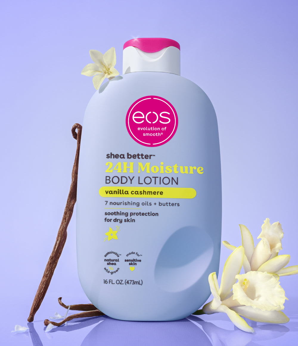 eos KSG-EOS-1019 Shea Better Body Lotion, Vanilla Cashmere, 16 fl oz