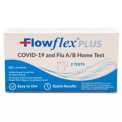 Acon Labs L03A-R0745 Flowflex® Plus COVID-19/Flu A&B Antigen Home Test (2 Tests / Kit)