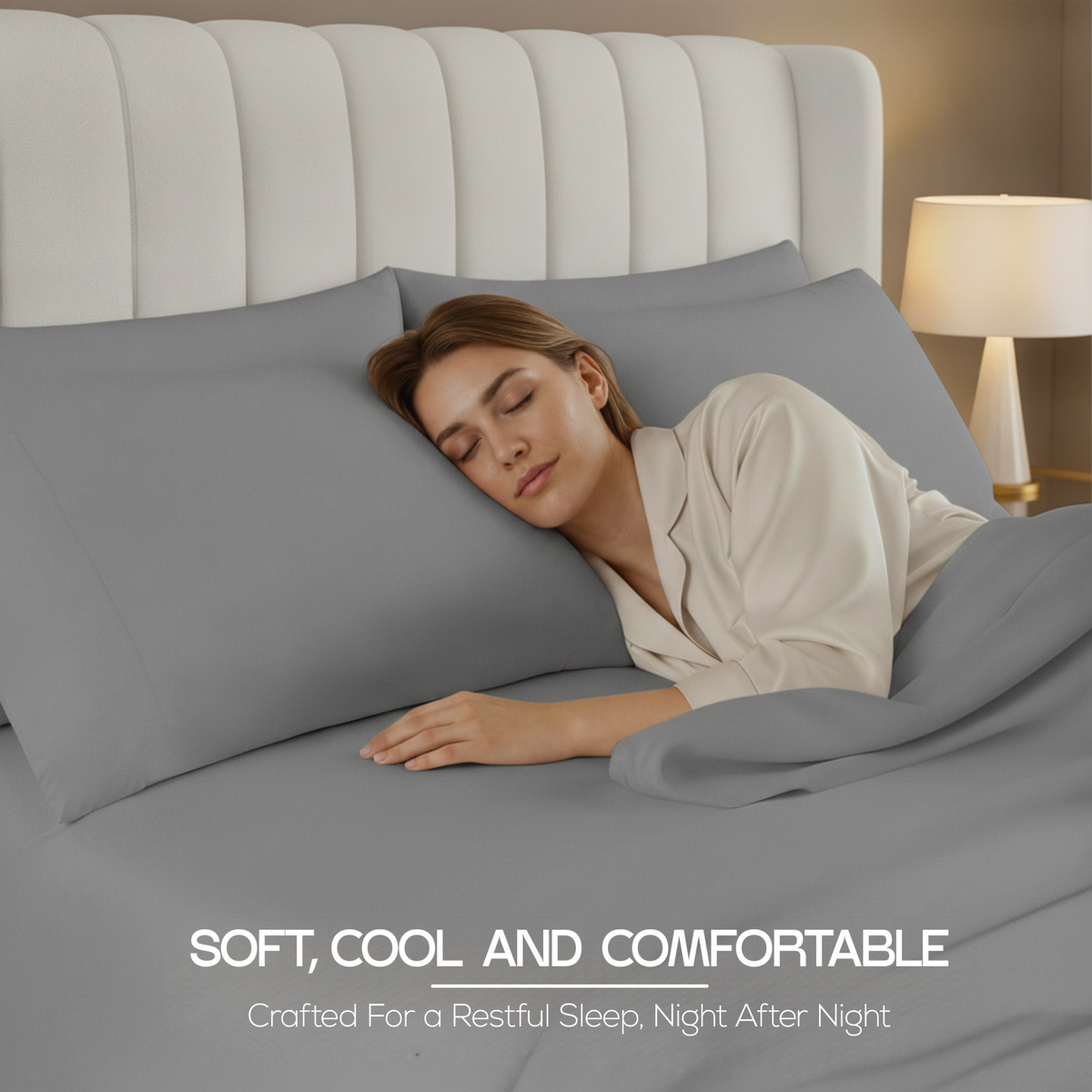 Utopia Bedding KSG-UTO-1051 Twin 3-Piece Brushed Microfiber Sheet Set, Grey
