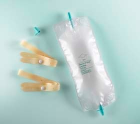 Bard Medical 150103 Bard Dispoz-a-bag® Leg Bags: Urinary Leg Bag, 32 oz, Anti-Reflux Valve, Vinyl, Sterile, 48/cs