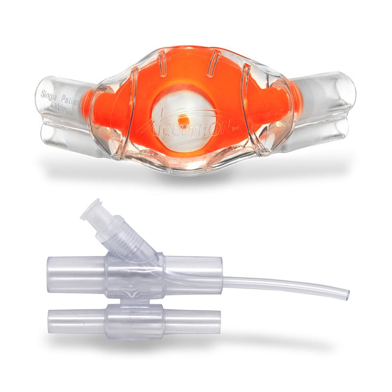 Crosstex International 33037-17-CAP Crosstex Accutron Clearview Nasal Mask And Capnography Bundle, Pediatric, Groovy Grape, 12/pk