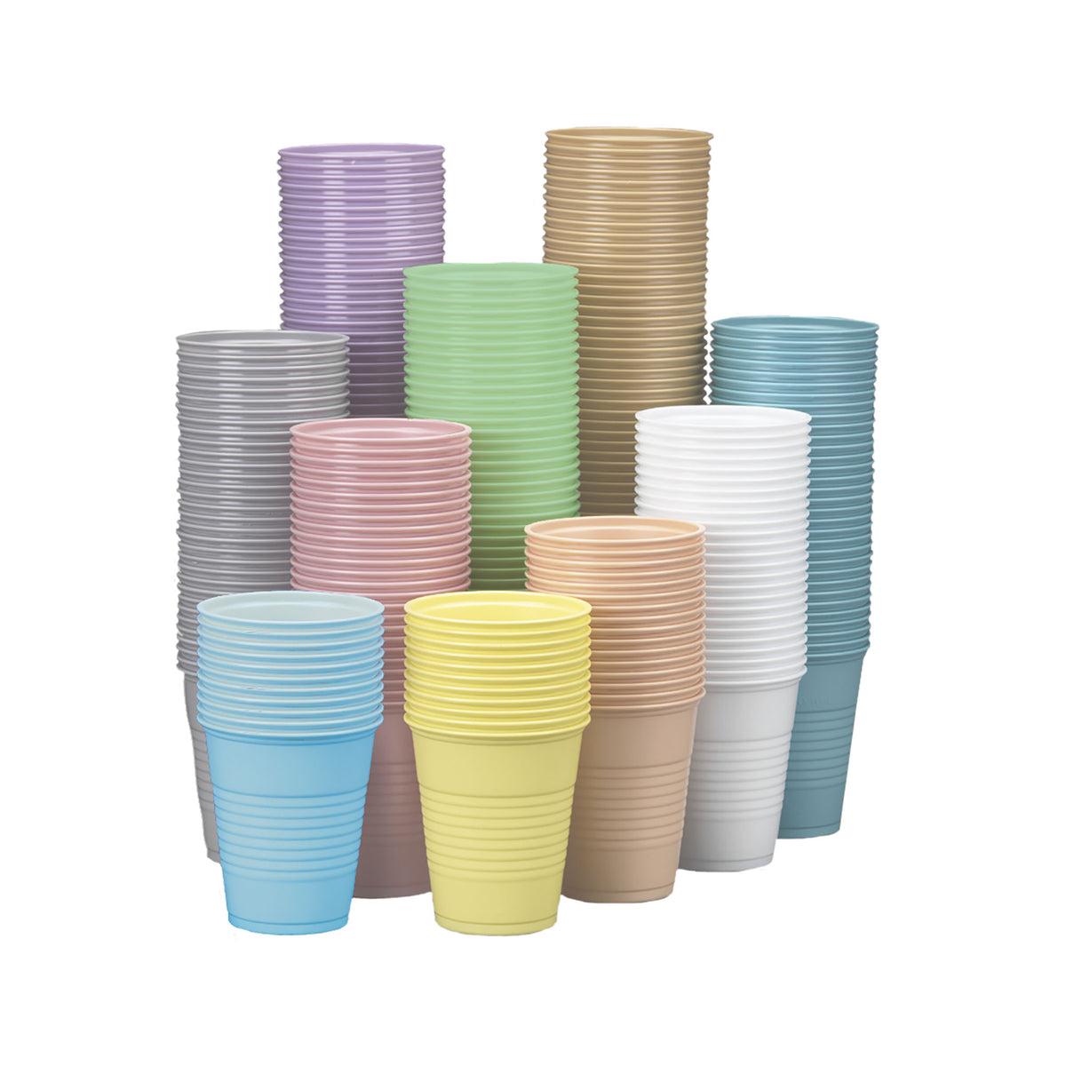 Crosstex Plastic Cups, 5 oz, Green, 1000/cs (60 cs/plt)