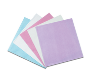 Crosstex Headrest Covers - Poly Coated, Standard, 10" x 10", Green, 500/cs