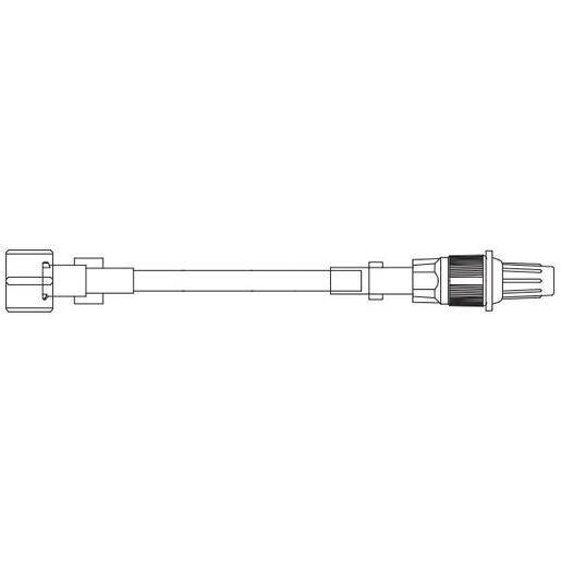 Straight-Type Extension Set, Minivolume, Fixed Collar, 35" (88 cm)