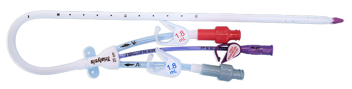 BD 5655150 Bard Power Trialysis™ Dialysis Catheter, Short-Term Dialysis Catheter Tray, 13 FR, Alphacurve Catheter, 15cm insertion Length, 5/cs