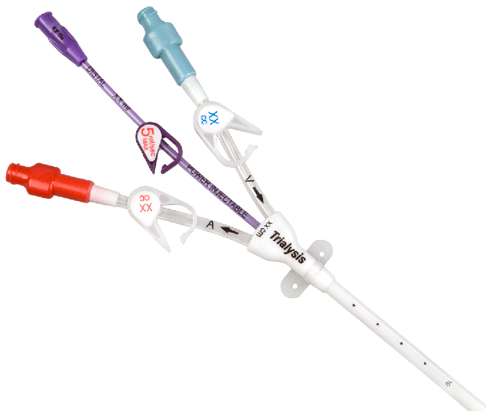 BD 5605240 Bard Power Trialysis™ Dialysis Catheter: Power Trialysis™ Short-Term Straight Dialysis Catheter Tray, 13FR, 24cm Insertion Tray, 5/cs