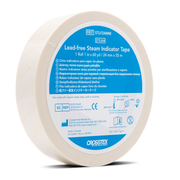 Crosstex Sterilization Tape: Steam Indicator Tape, Lead-Free, Natural, 0.75in x 60yd, 24rl/cs