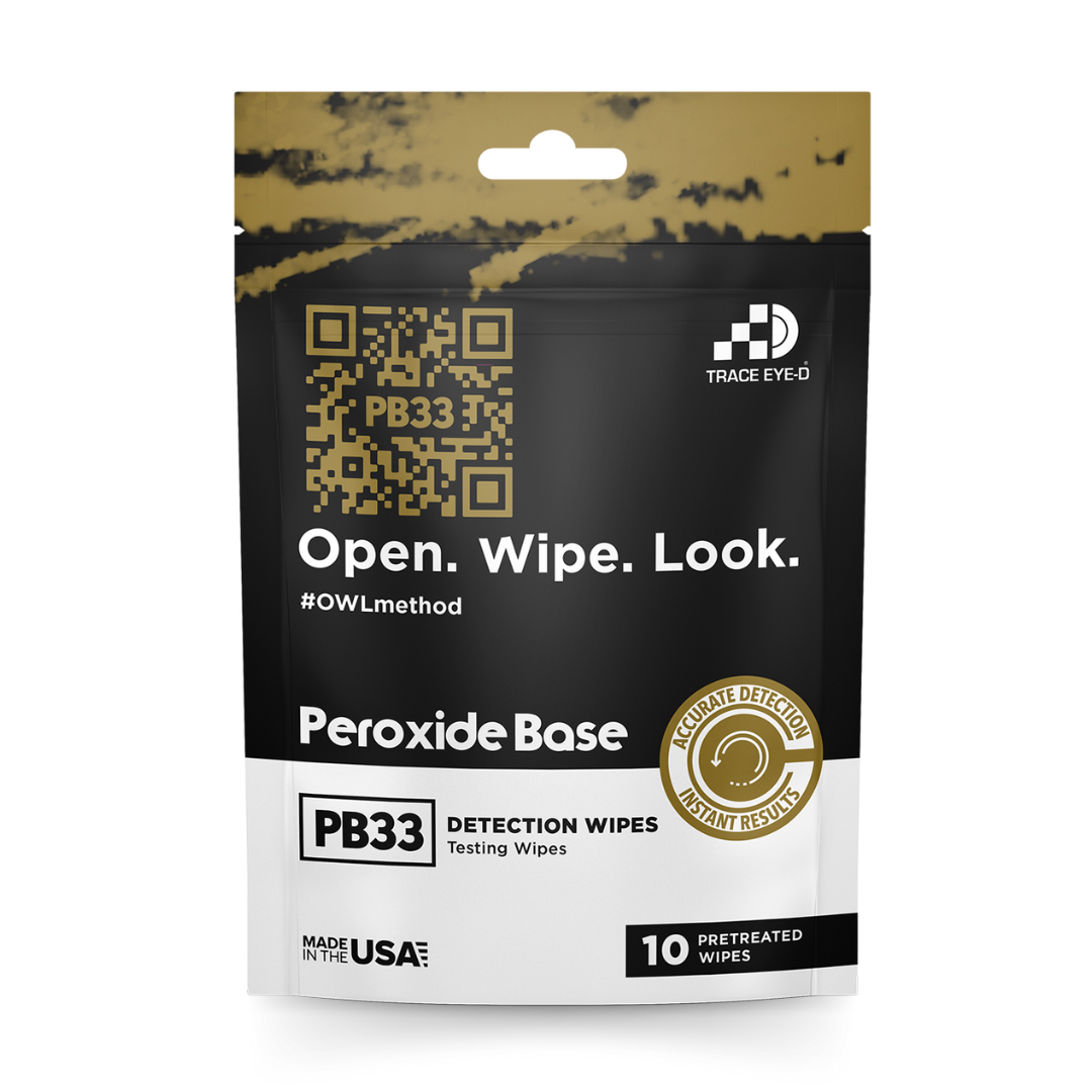 Trace Eye-D PB33 Peroxide Base Explosive Detection Wipes