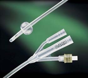 Bard Lubri-sil® Foley Catheters, 3-Way, Standard Tip, 5cc, 16FR, 12/cs