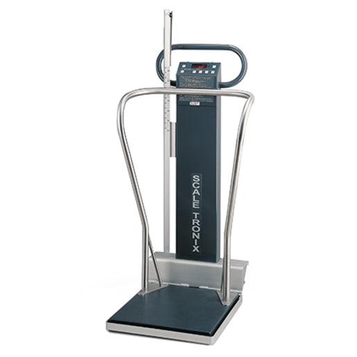Mobile Scale w/Handrail,KG,PRNT,NAPCORD