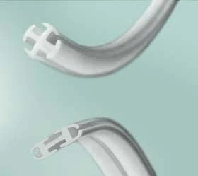 Bard Silicone Channel Drain, Silicone, Round Hubless, Full-Fluted, 1/4", 6.3 mm, 19 FR, 10/cs