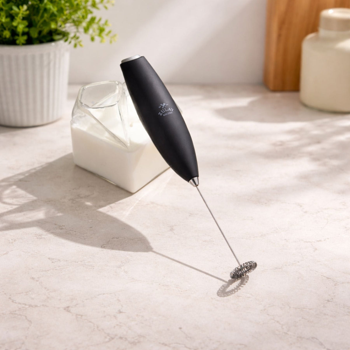 Zulay Kitchen KSG-ZUL-1052 Handheld Milk Frother, Without Stand