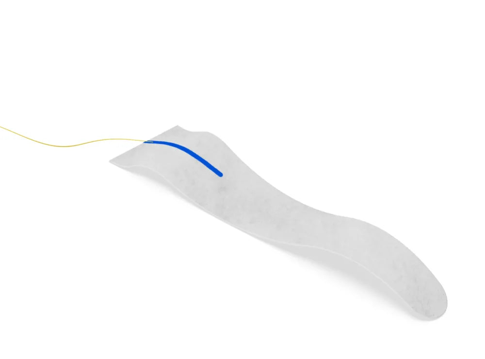 63-14T Tapered Delicot® Neurosurgical Pattie (ultra-thin), 19 x 25 x 25 mm (American Surgical 63-14T)