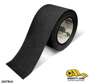Mighty Line 6 in Black AntiSlip Safety Floor Tape, 60 ft Roll