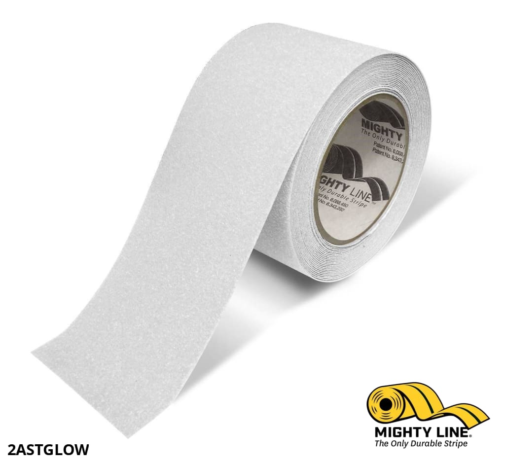 Mighty Line 3 in Glow AntiSlip Safety Floor Tape, 60 ft Roll