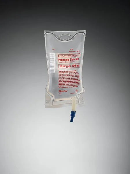 Potassium Chloride 10 mEq / 100 mL IV Solution 100 mL (Baxter 2B0826)