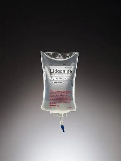Lidocaine HCl / Dextrose 5%, Preservative Free 4 mg / mL IV Solution 500 mL (Baxter 2B0973)