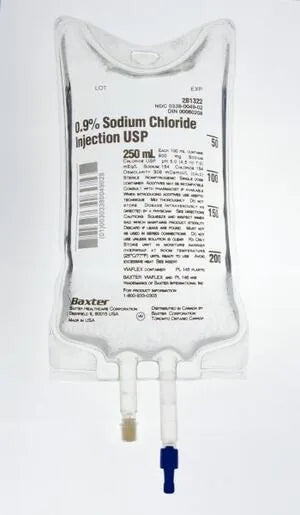 SOD CHLOR 0.9% INJ USP VIAFLEX 250ML MIGRATED (Baxter 2B1322Q)