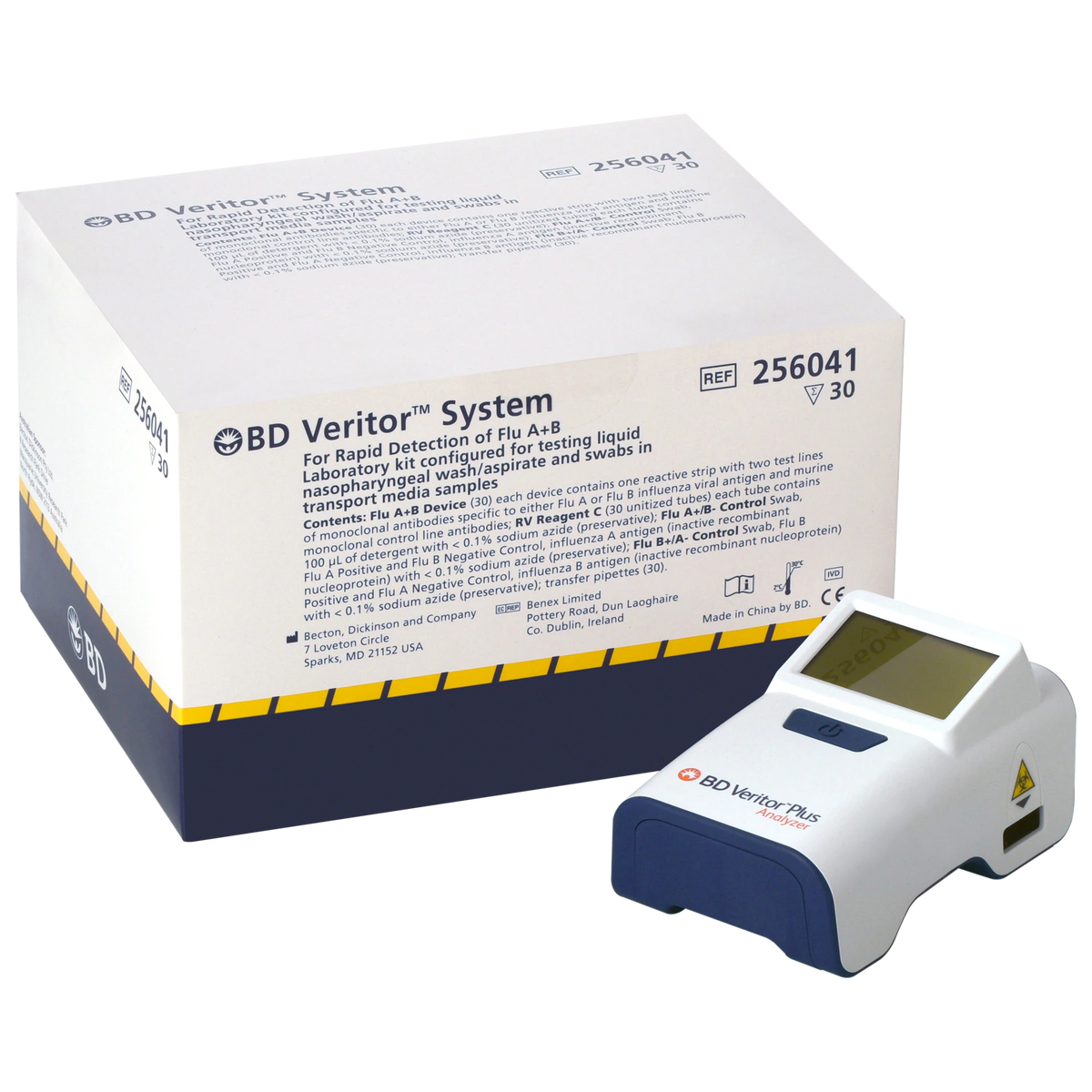 BD Veritor™ System: Influenza A+B Clinical Kit, Mod Complex, 30 test/kt