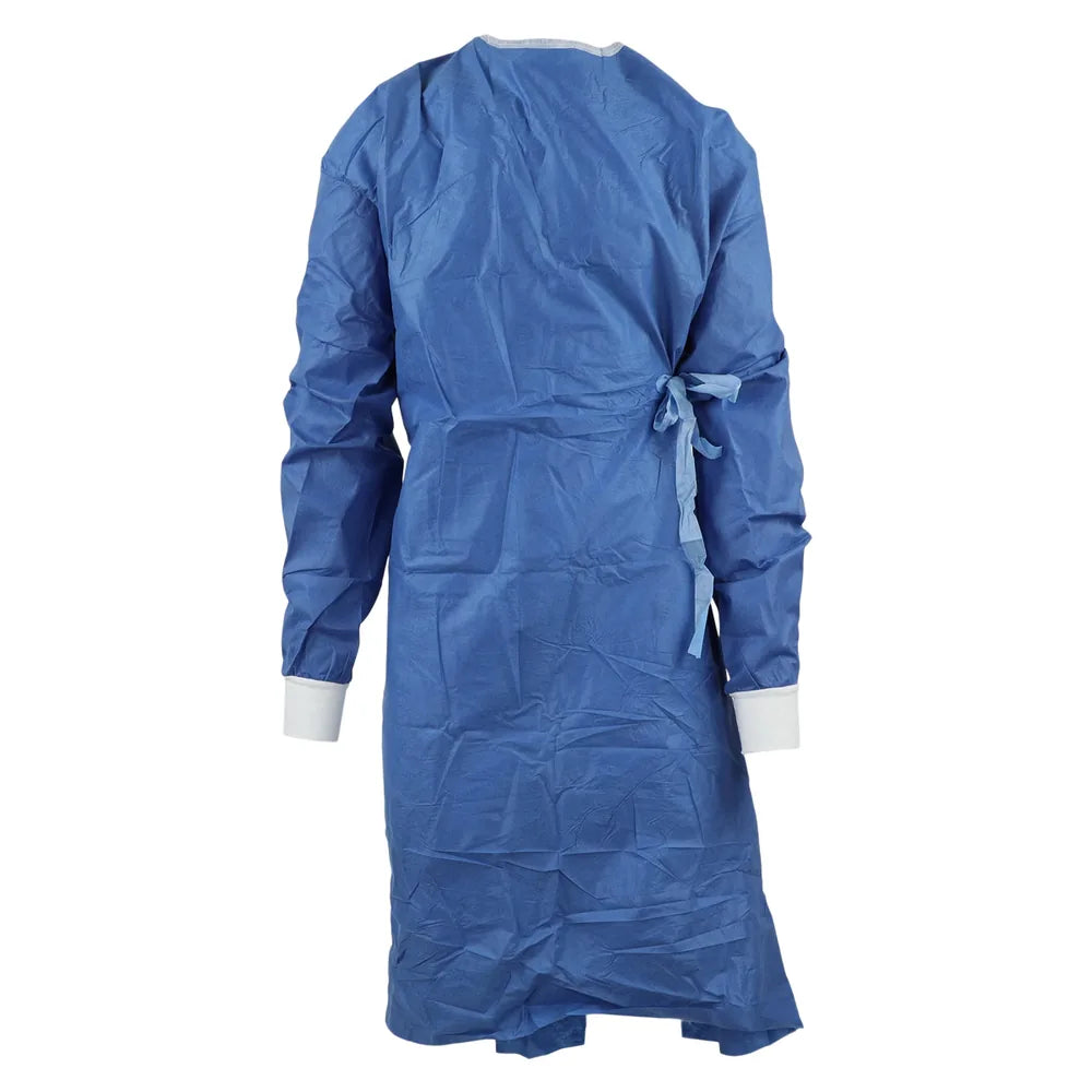 Non-Reinforced Surgical Gown RoyalSilk™ X-Large Blue Sterile AAMI Level 3 Disposable, 20 Per/Cs (Cardinal Health 9548)
