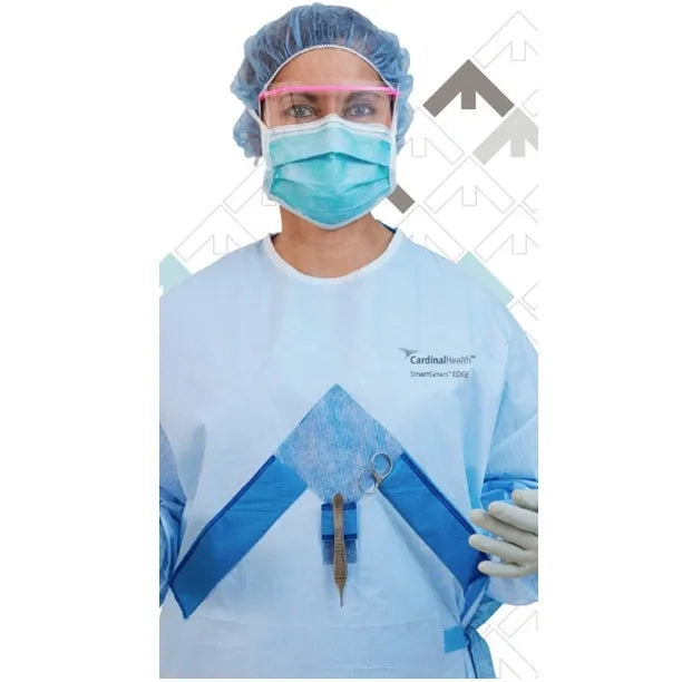 Cardinal Health™ SmartGown™ EDGE Breathable Surgical Gown with ASSIST™ Instrument Pockets, AAMI Level 4, X-Large 18/CS (Cardinal Health 99045)